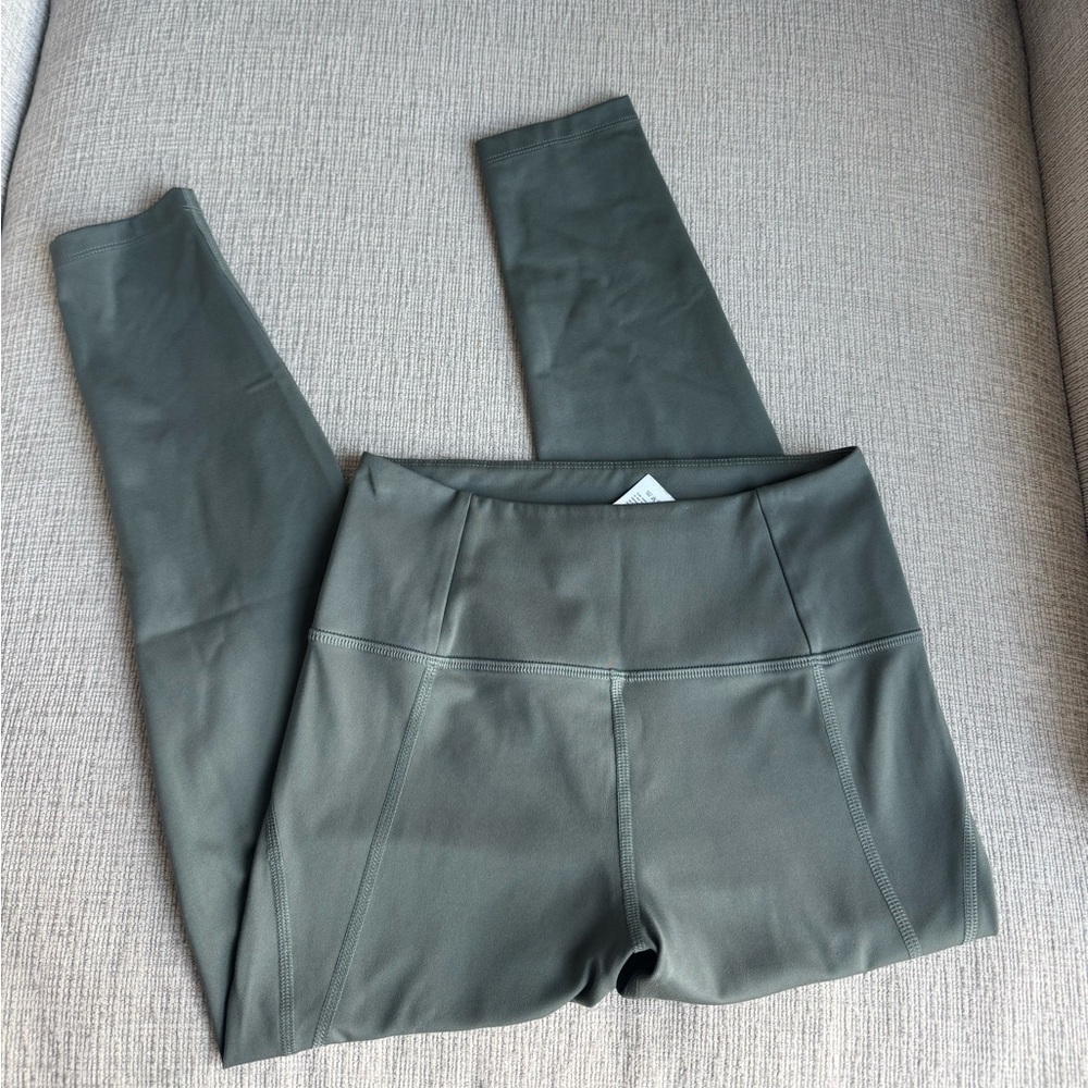 Girlfriend Collective Olive Green Leggings
